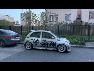 2004 Nissan March III (K12), серебристый, 395000 рублей, вид 1