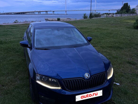 2016 Skoda Octavia III (A7), синий, 1300000 рублей - вид 4