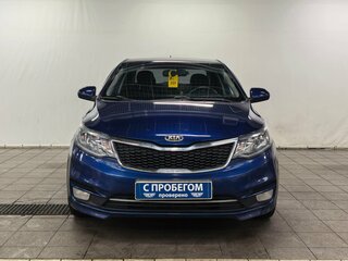 2015 Kia Rio III Рестайлинг, синий, 740000 рублей, вид 2