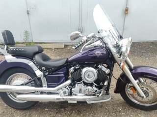 2001 Yamaha XVS650 Drag Star, фиолетовый, 408000 рублей, вид 1
