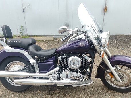 2001 Yamaha XVS650 Drag Star, фиолетовый, 435000 рублей, вид 1