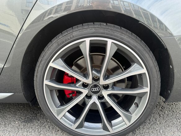 2020 Audi A4 45 TFSI Long V (B9) Рестайлинг, серый - вид 17