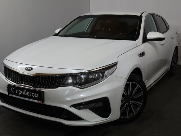 2019 Kia Optima IV Рестайлинг, белый - вид 2