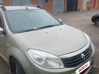 2014 Renault Sandero I, серебристый, 135000 рублей, вид 5