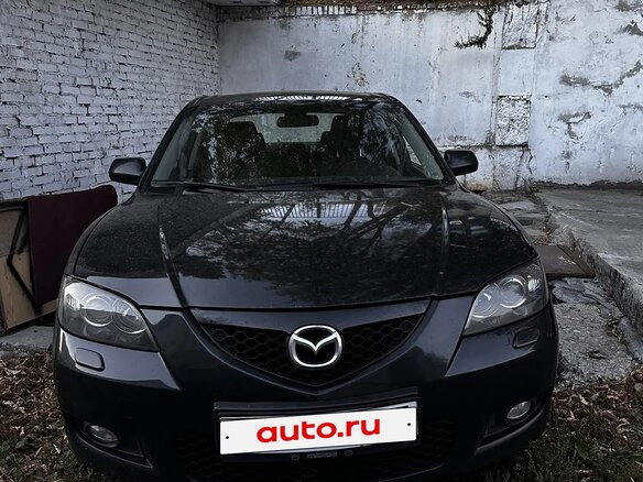 2008 Mazda 3 4-speed I (BK) Рестайлинг, чёрный, 510000 рублей - вид 1
