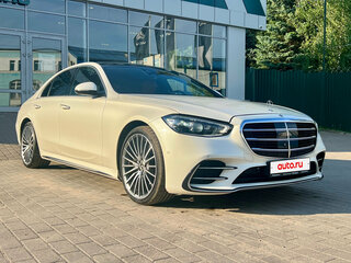 2021 Mercedes-Benz S-Класс 400 d 4MATIC VII (W223), белый, 8890000 рублей, вид 1