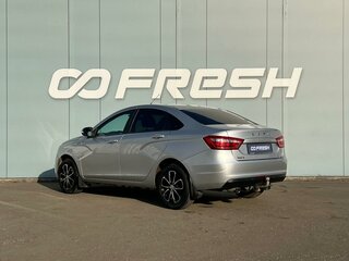 2021 Lada (ВАЗ) Vesta I, серебристый, 1170000 рублей, вид 2