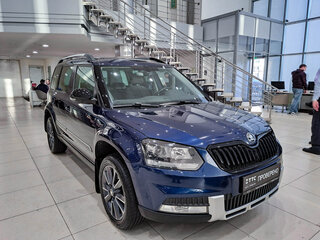2017 Skoda Yeti I Рестайлинг, синий, 1600000 рублей, вид 3