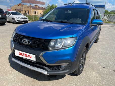 2022 Lada (ВАЗ) Largus Cross I Рестайлинг, синий, 1200000 рублей, вид 3