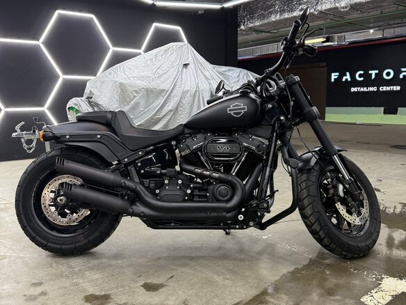 2021 Harley-Davidson Fat Bob, чёрный, 1850000 рублей - вид 4