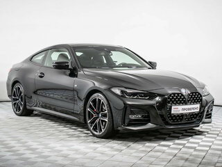 2021 BMW 4 серии 420d xDrive G22, G23, G26, чёрный, 6077000 рублей, вид 3