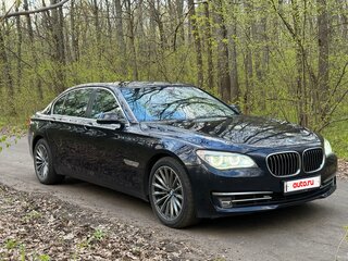 2015 BMW 7 серии Long 750Li xDrive V (F01/F02/F04) Рестайлинг, синий, 3200000 рублей, вид 3