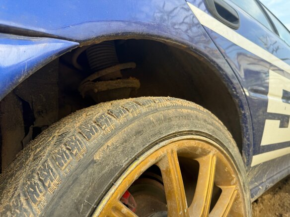 1997 Subaru Impreza WRX I, синий, 600000 рублей - вид 12