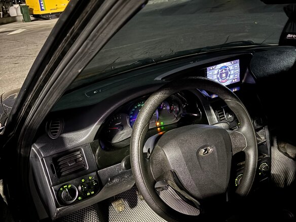 2010 Lada (ВАЗ) Priora I, чёрный, 190000 рублей - вид 4