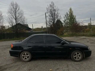 2009 Kia Spectra I Рестайлинг 2, чёрный, 199000 рублей, вид 3
