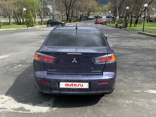 2011 Mitsubishi Lancer X Рестайлинг, синий, 535000 рублей, вид 5