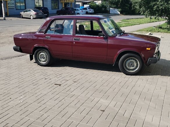 2008 Lada (ВАЗ) 2107, пурпурный, 250000 рублей - вид 3