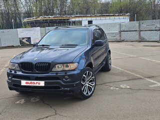 2005 BMW X5 3.0i I (E53) Рестайлинг, синий, 800000 рублей, вид 1