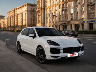 2015 Porsche Cayenne Turbo II Рестайлинг (958), белый, 4990000 рублей, вид 5