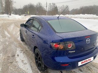 2006 Mazda 3 I (BK) Рестайлинг, синий, 480000 рублей, вид 4