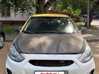 2014 Hyundai Solaris I, жёлтый, 360000 рублей, вид 1