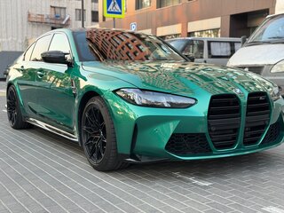 2024 BMW M3 Competition Package VI (G80) Рестайлинг, зелёный, 10000000 рублей, вид 3