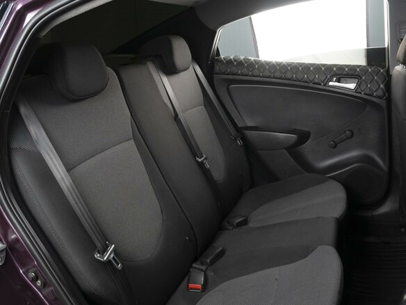 2012 Hyundai Solaris I, фиолетовый, 525000 рублей - вид 5