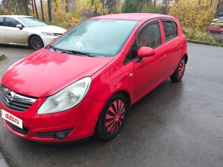 2008 Opel Corsa D, красный, 350000 рублей, вид 1