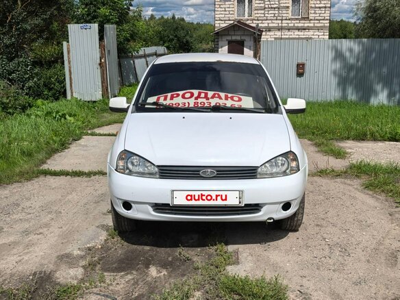 2010 Lada (ВАЗ) Kalina I, белый - вид 2