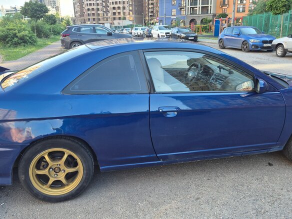 2003 Honda Civic VII Рестайлинг, синий - вид 1