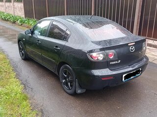 2008 Mazda 3 I (BK) Рестайлинг, чёрный, 480000 рублей, вид 4