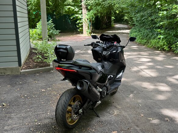 2023 Yamaha TMAX, зелёный, 1545000 рублей - вид 6