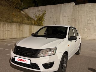 2014 Lada (ВАЗ) Granta I, белый, 315000 рублей, вид 1