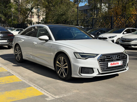 2022 Audi A6 45 TFSI V (C8), белый, 4150000 рублей, вид 5