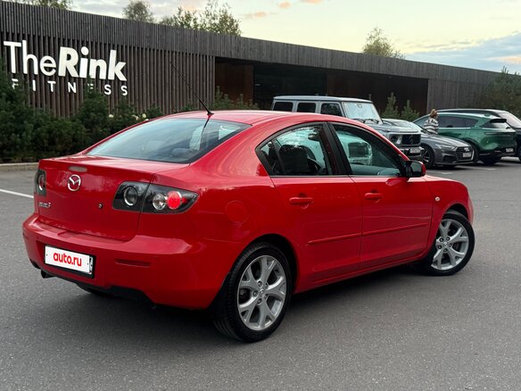 2008 Mazda 3 4-speed I (BK) Рестайлинг, красный, 695000 рублей - вид 4