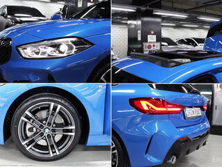 2022 BMW 1 серии 118d III (F40), синий, 2550000 рублей, вид 5