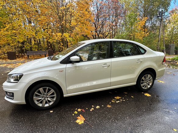 2018 Volkswagen Polo V Рестайлинг, белый - вид 10