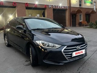 2017 Hyundai Elantra VI (AD), белый, 1250000 рублей, вид 1