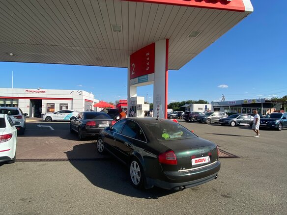2001 Audi A6 II (C5) Рестайлинг, зелёный - вид 8