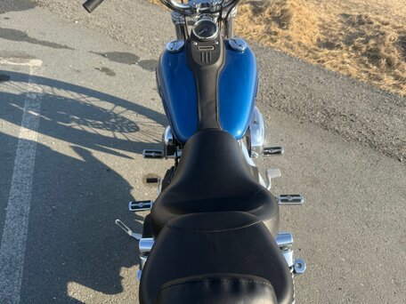 2007 Harley-Davidson Street Bob, синий, 680000 рублей, вид 2