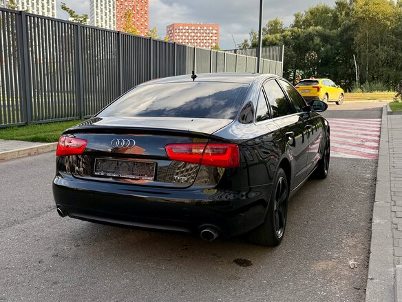 2014 Audi A6 IV (C7), чёрный - вид 6