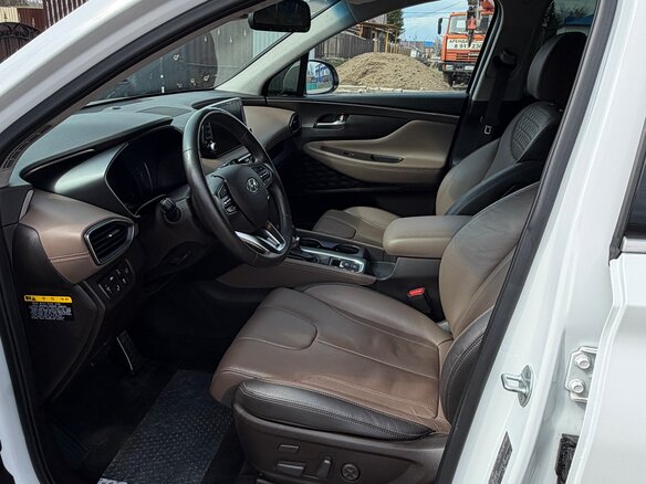2018 Hyundai Santa Fe IV, белый, 3250000 рублей - вид 8