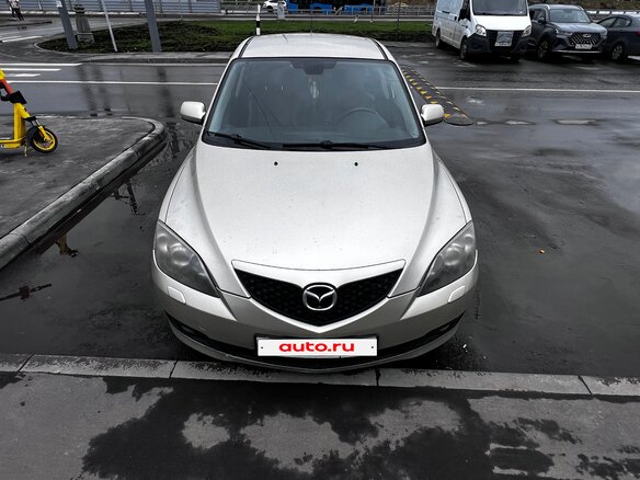 2008 Mazda 3 I (BK) Рестайлинг, серебристый, 550000 рублей