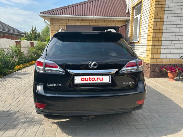 2013 Lexus RX 270 III Рестайлинг, чёрный - вид 6