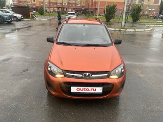 2014 Lada (ВАЗ) Kalina II, оранжевый, 330000 рублей, вид 3