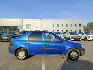 2007 Renault Logan I, синий, 165000 рублей, вид 4