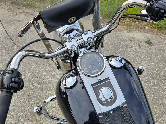 2007 Harley-Davidson Fat Boy, чёрный, 900000 рублей - вид 6