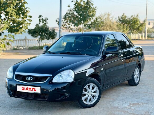 2015 Lada (ВАЗ) Priora I Рестайлинг, чёрный, 455000 рублей