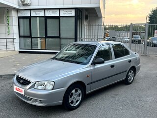 2003 Hyundai Accent ТагАЗ II, серебристый, 360000 рублей, вид 2