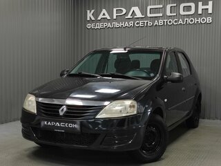 2012 Renault Logan I Рестайлинг, чёрный, 350000 рублей, вид 1